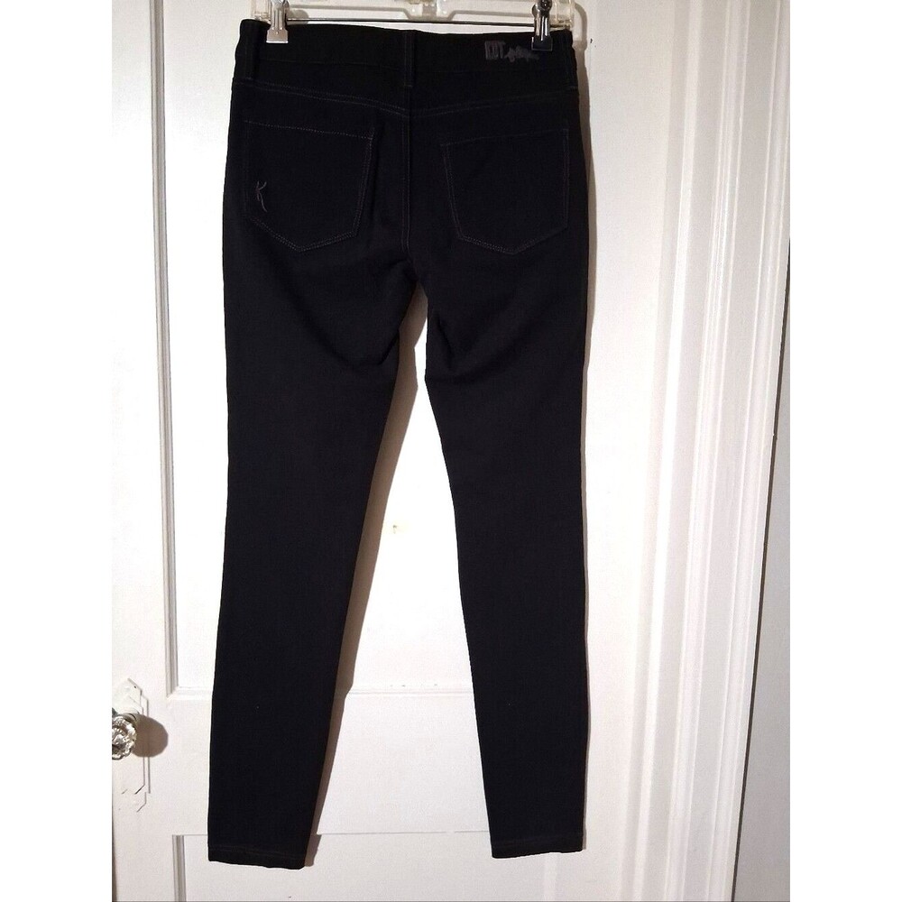 KUT from the Kloth Jennifer Ultra Skinny Black Jeans Size 4 Minimalist Workwear - Picture 4 of 12